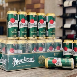 Bia lon Pilsner Urquell 